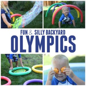 2 Simple and Silly Backyard Olympics Ideas for Kids