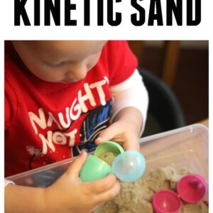 Easter Play with Kinetic Sand