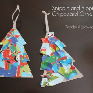 Rippin and Snippin Chipboard Ornament