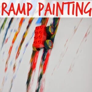 LEGO Car Ramp Painting