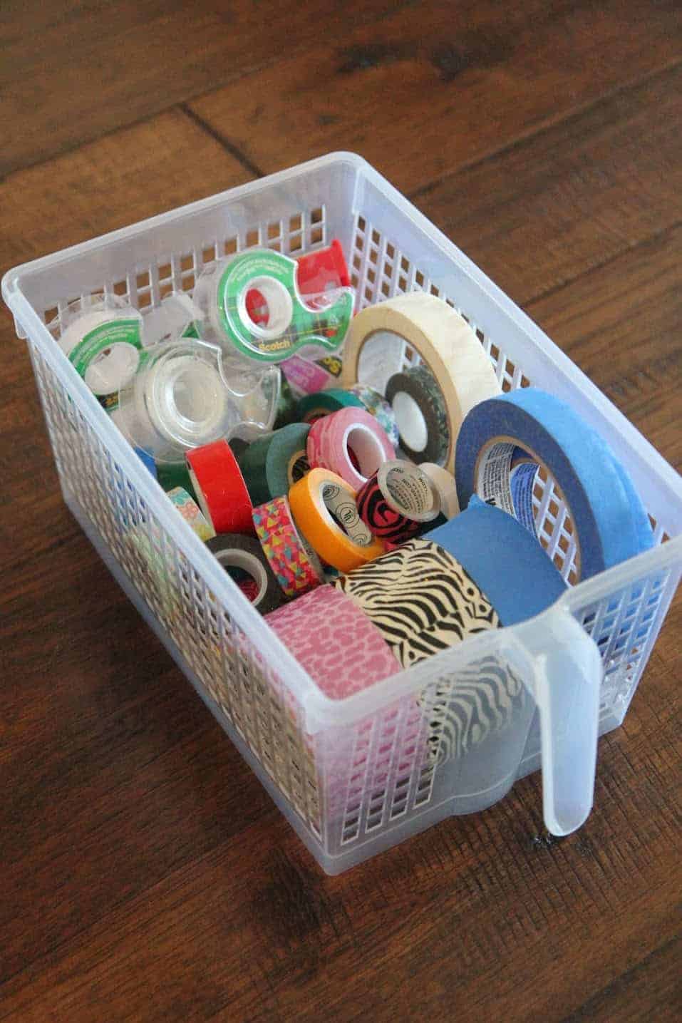 kids craft storage & organization tips