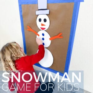 Build a Snowman Winter Movement Game