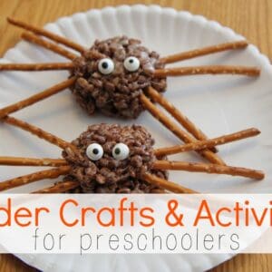 Spider Crafts & Activities for Preschoolers {Preschool Spotlight}