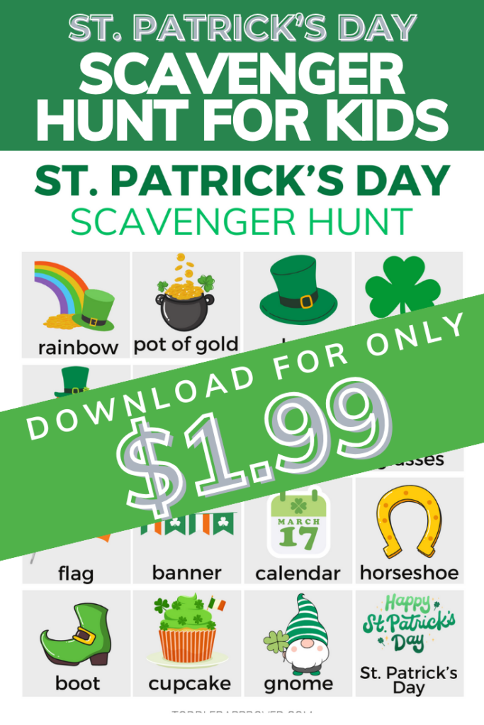 Printable St. Patrick's Day Scavenger Hunt