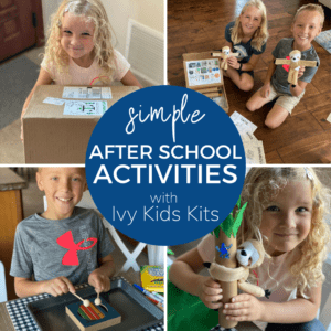 easy to set up book themed subscription kit for kids