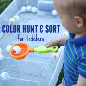 Color Hunt and Sort for Toddlers