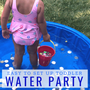 Easy to Set Up Water Party for Toddlers and Preschoolers!