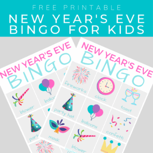 bingo game for New Year's Eve