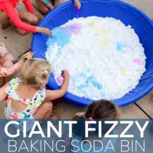 Outdoor Baking Soda and Vinegar Experiment