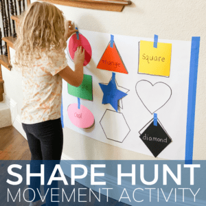 Shape Matching Activity for Preschoolers