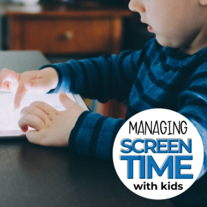 establish healthy screen time habits with kids